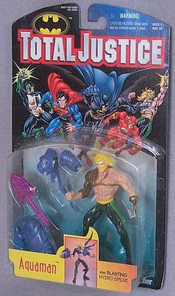 DC Comics Total Justice Aquaman Action Figure [with Blasting Hydro Spear]