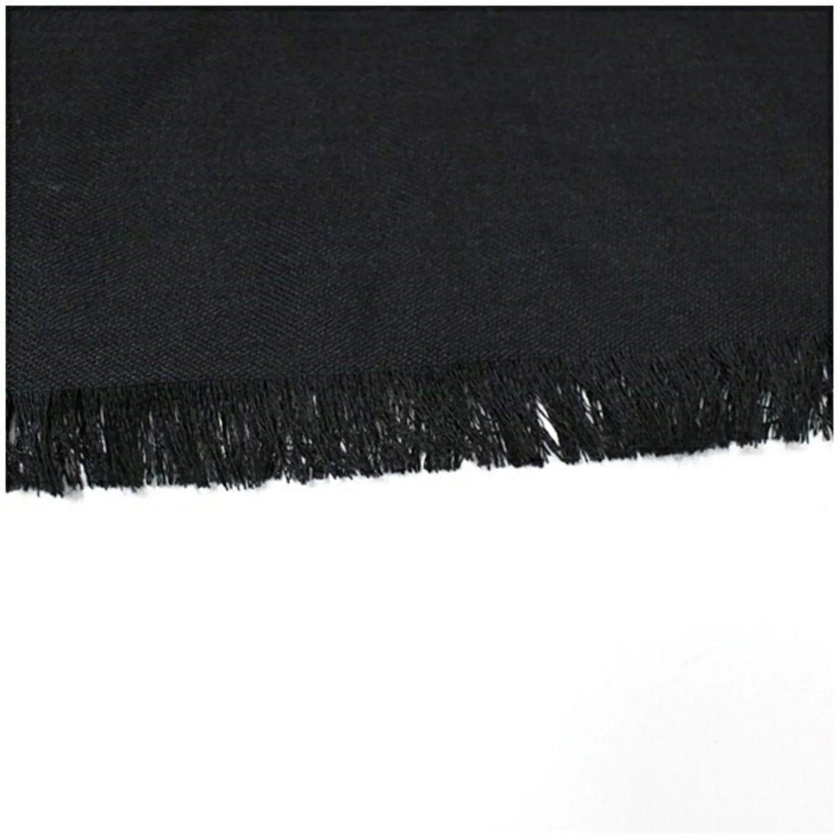 Pre-Owned Gucci Wool x Silk Stole Shawl Rectangular Black GG Pattern 165904 GUCCI Women's (Good)