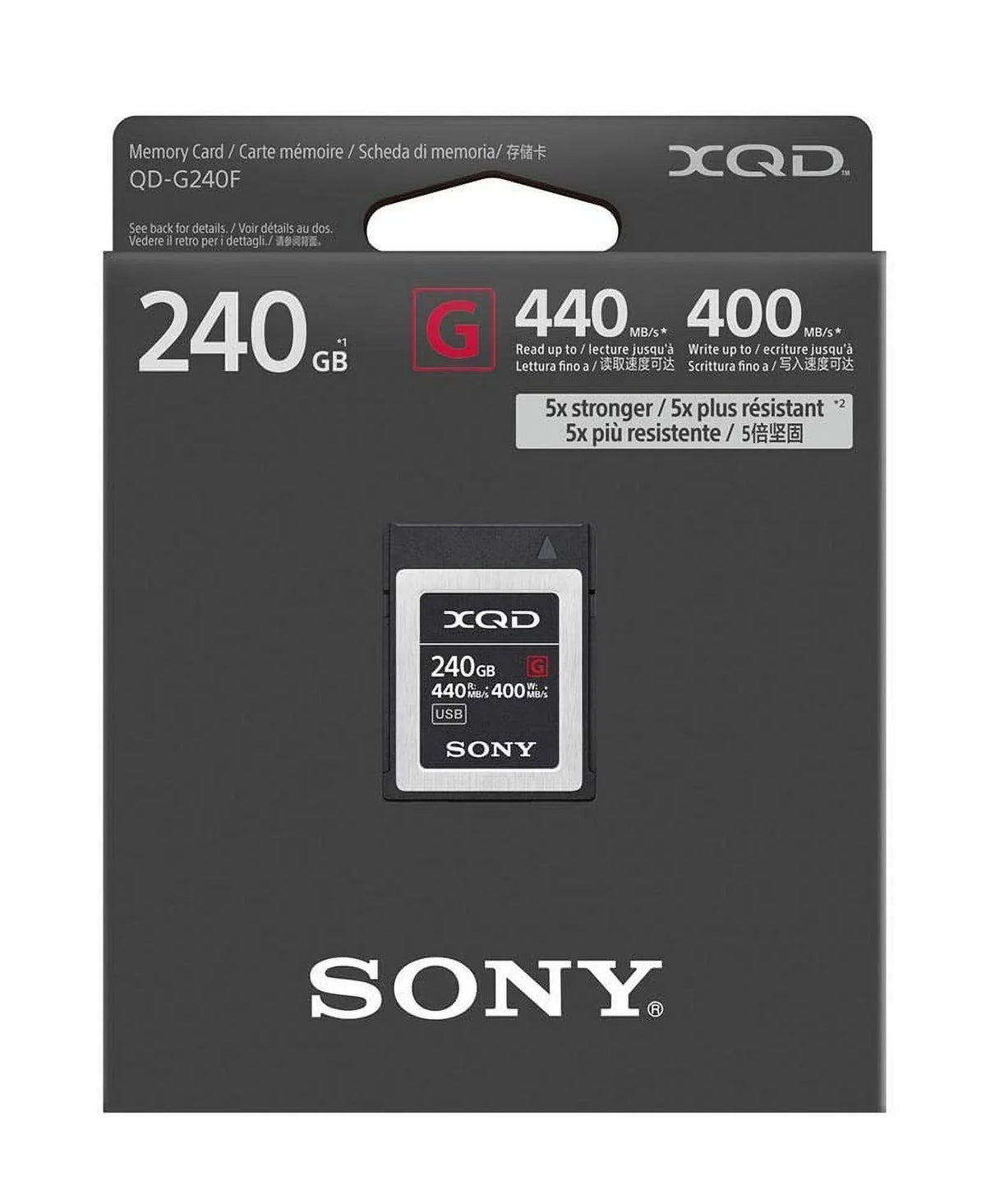 Professional XQD G Series 240GB Memory Card (QD-G240F)