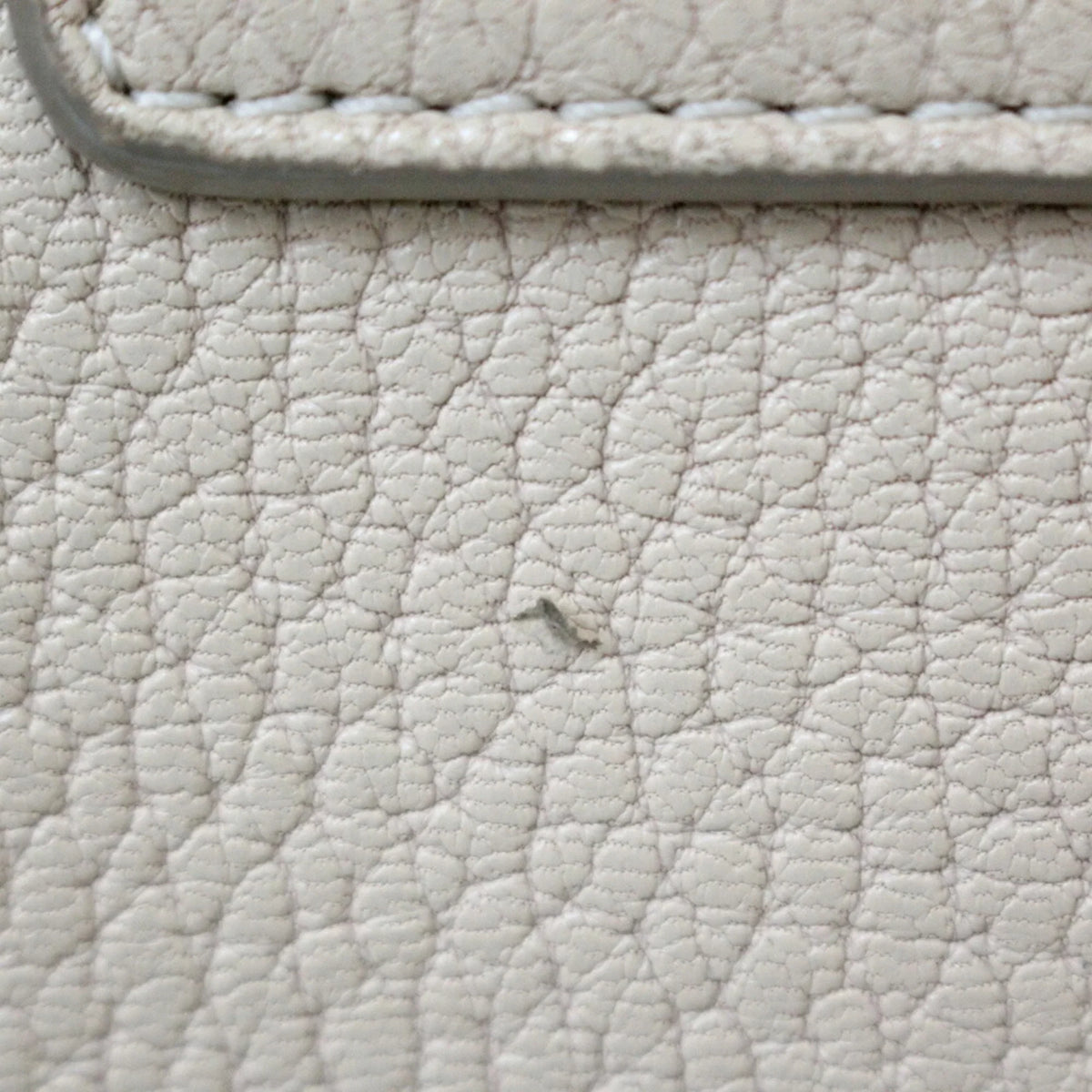 Pre-Owned Chloé Chloe Shoulder Bag Leather Beige Ladies Chain BRB01000000002558 (Fair)