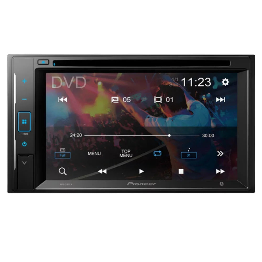 KIT4886 Bundle for 2001-2002 Suzuki XL-7 W/ Pioneer AVH-241EX Double DIN Car Stereo with Bluetooth/Backup Camera/Installation Kit/in-Dash DVD/CD AM/FM 6.2" Display Digital Media Receiver