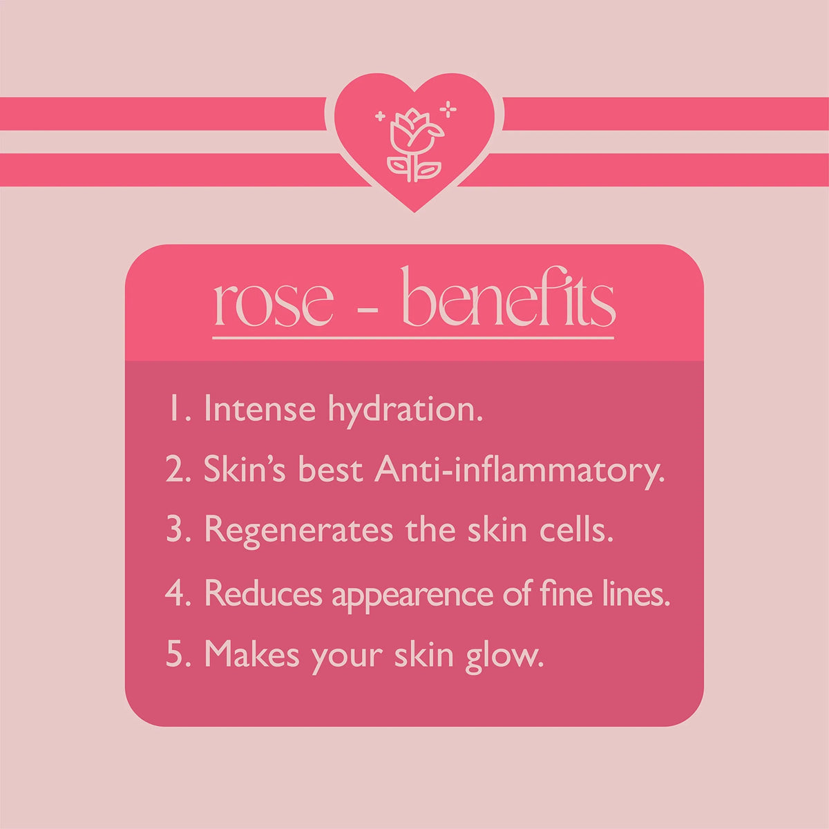 Banjara's Rose Moisturizing Day & Night Cream| Makes skin glow, For All Skin Types, for Men & Women, Paraben-Free , Vegan, 2X50g(100g) - Pack of 2