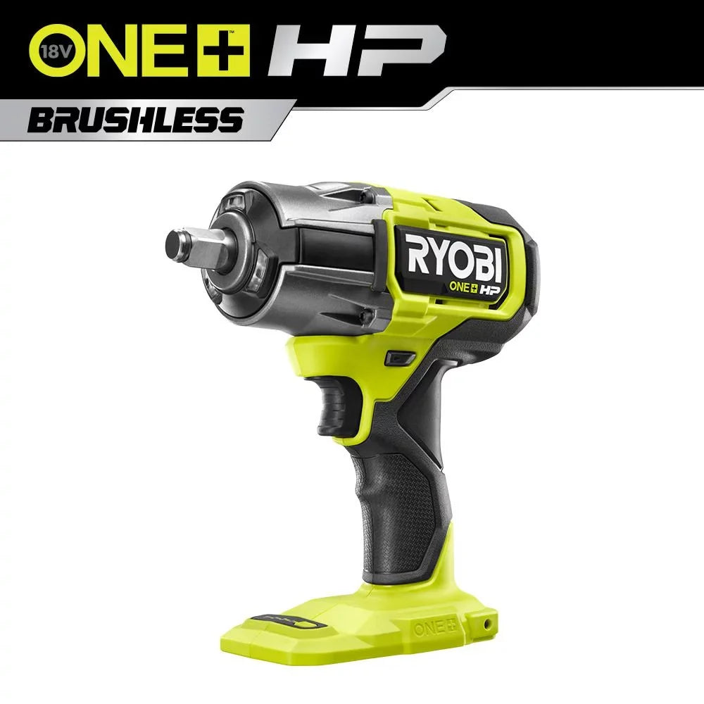 RYOBI ONE+ 18V Brushless Cordless 4-Mode 1/2 in. Impact Wrench (Tool Only) (P262)