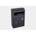Protex Safe 313 cu ft. Wall-Mount Locking Payment Drop Box Security Safe Locker, Black