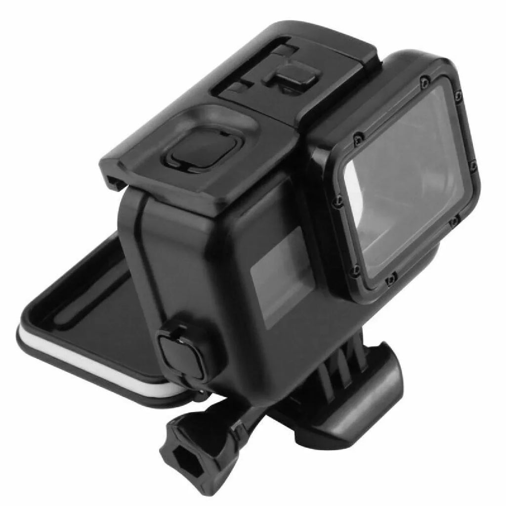 1 Set Fluid 60M Diving Full Body Hoursing Case Touch Display Backdoor For Gopro Hero 5/6/7