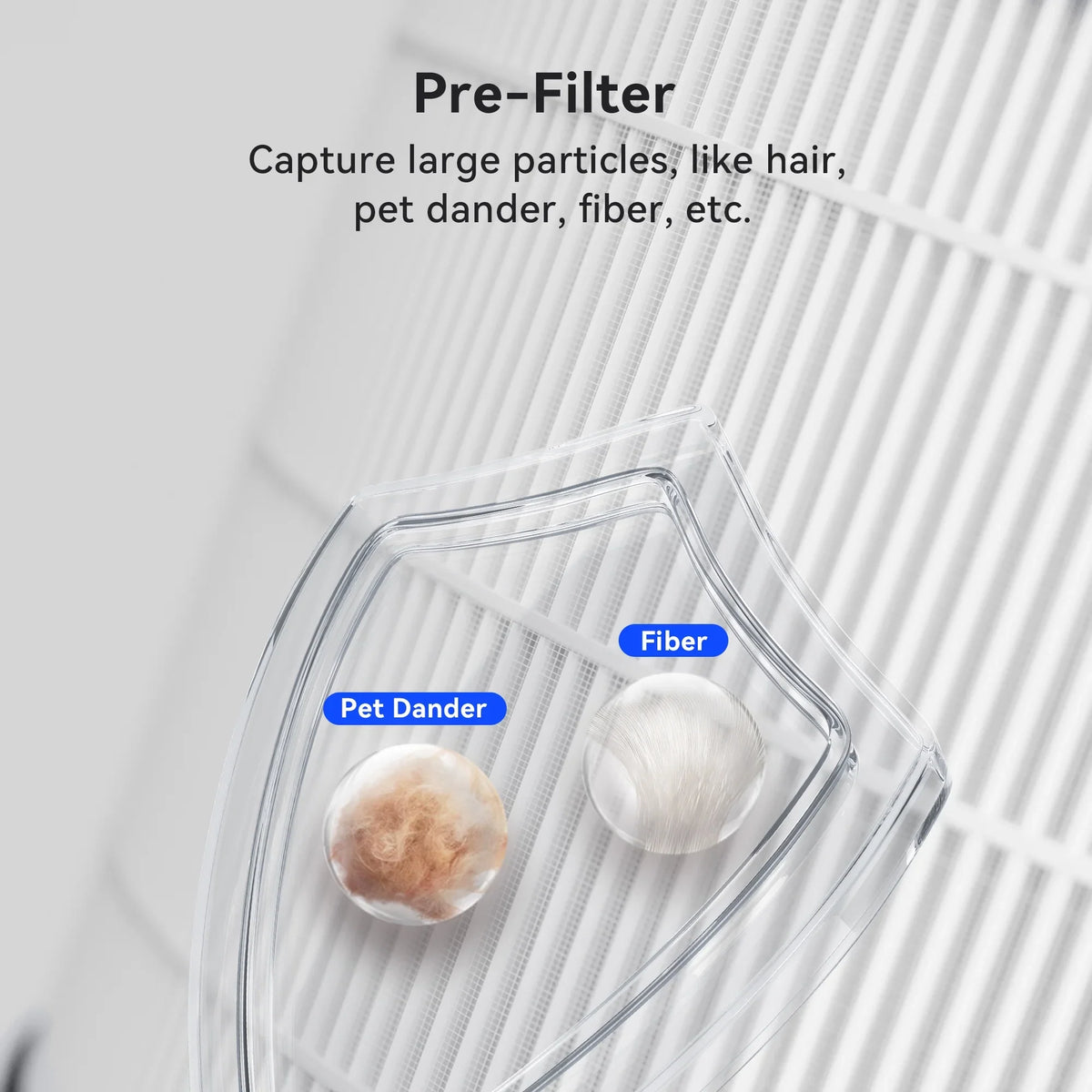 Replacement Filter for Membrane Solutions MSB5 Air Purifier, 2 Pack
