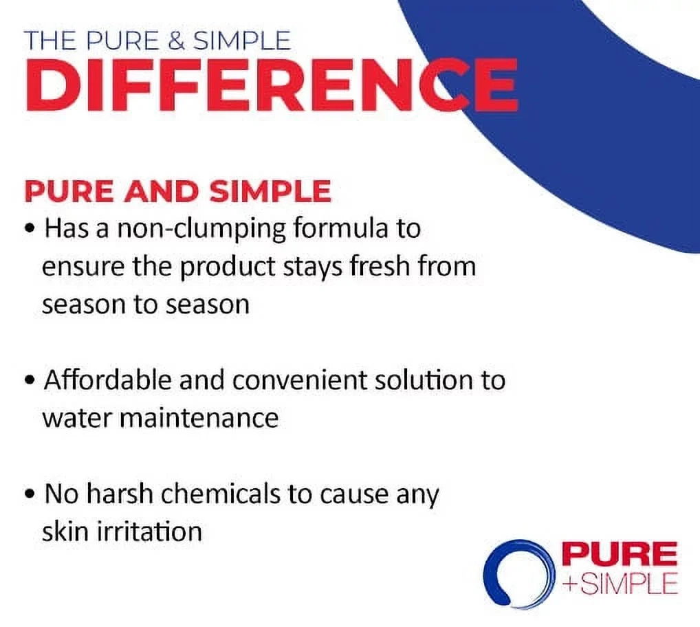 Pure + Simple Weekly Liquid Care for Swimming Pools - 10 LB Pail
