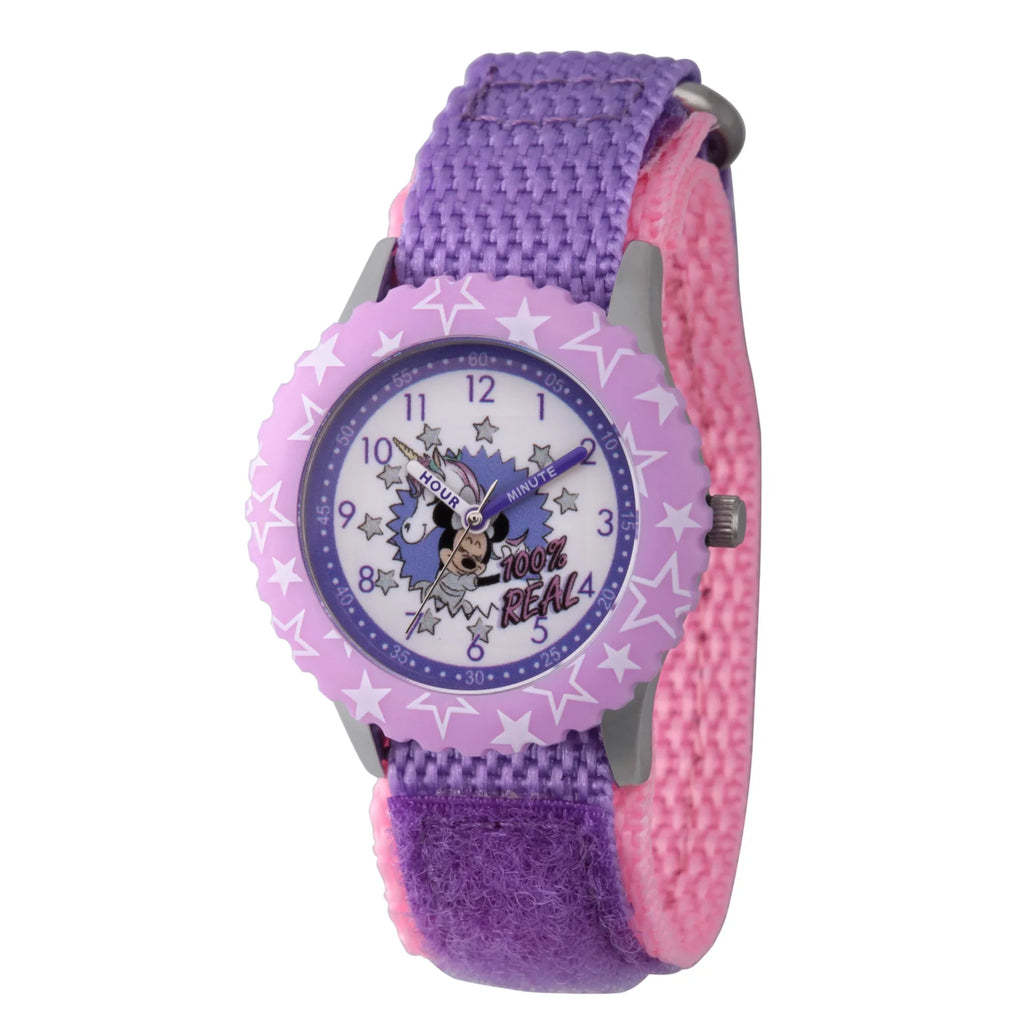 Disney Minnie Mouse Girls' Stainless Steel Watch,1-Pack