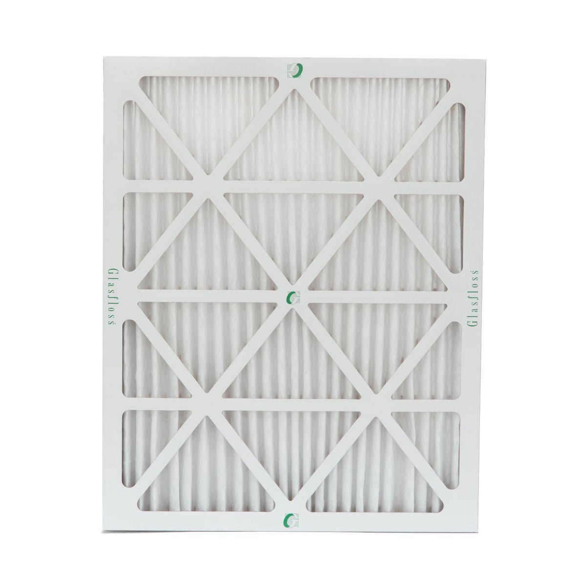 Glasfloss ZL 20x25x2 MERV 10 Pleated 2" Inch AC Furnace Air Filters. Case of 12. Actual Size: 19-1/2 x 24-1/2 x 1-3/4