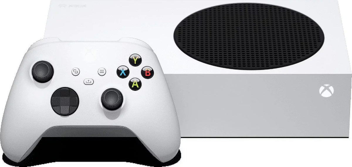 Xbox Series S All Digital Gaming Console 512GB Solid State Drive White Xbox Console and Wireless Controller with Mytrix Full Body Skin Sticker-Eclipse