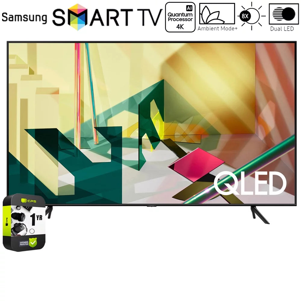 QN85Q70TA 85-inch 4K QLED Smart TV (2020 Model) Bundle with 1 Year Extended Warranty(QN85Q70TAFXZA 85Q70TA 85Q70 85 Inch TV)