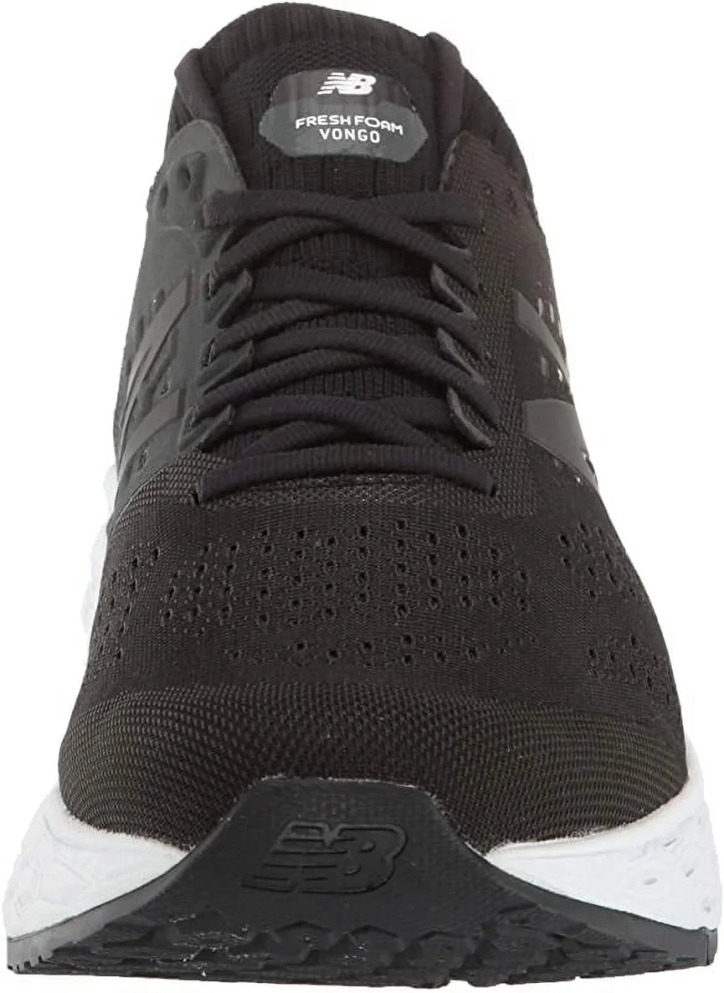 New Balance Men's Vongo V4 Running Shoe, Black/Black Metallic, 8.5 D(M) US