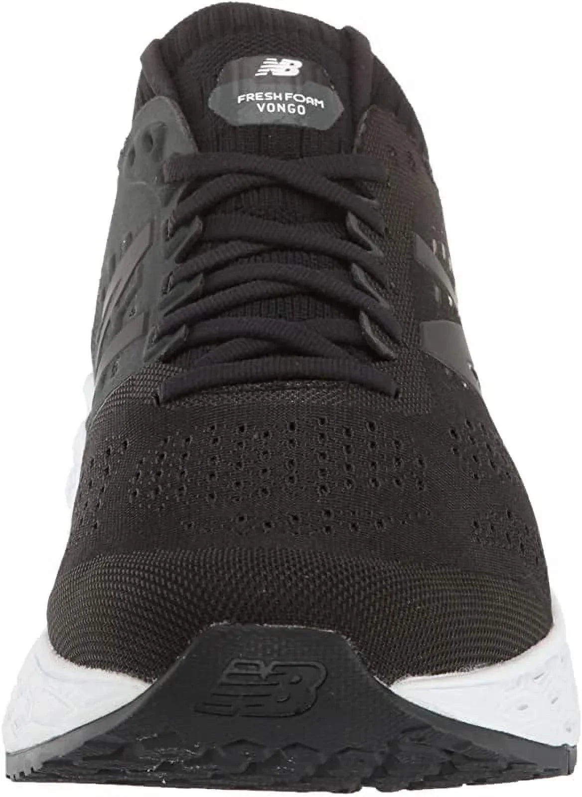 New Balance Men's Vongo V4 Running Shoe, Black/Black Metallic, 8.5 D(M) US