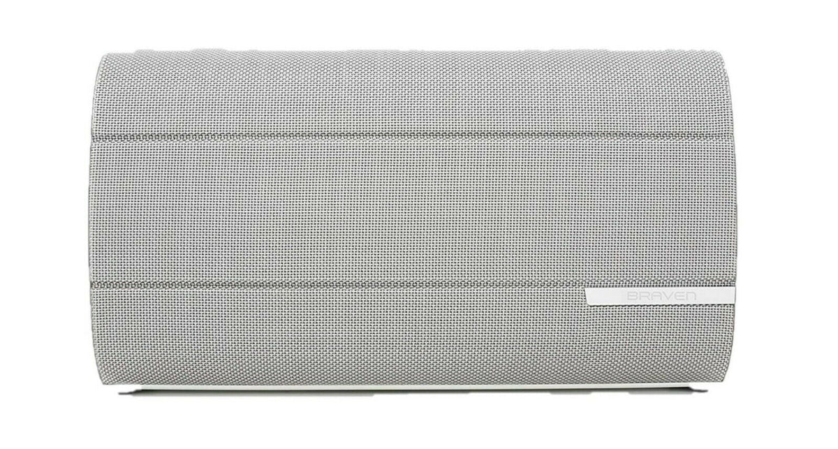 NEW Braven B2300BSD 2300 HD Bluetooth Wireless Stereo Speaker 8800mAh Power Bank WHITE/GRAY