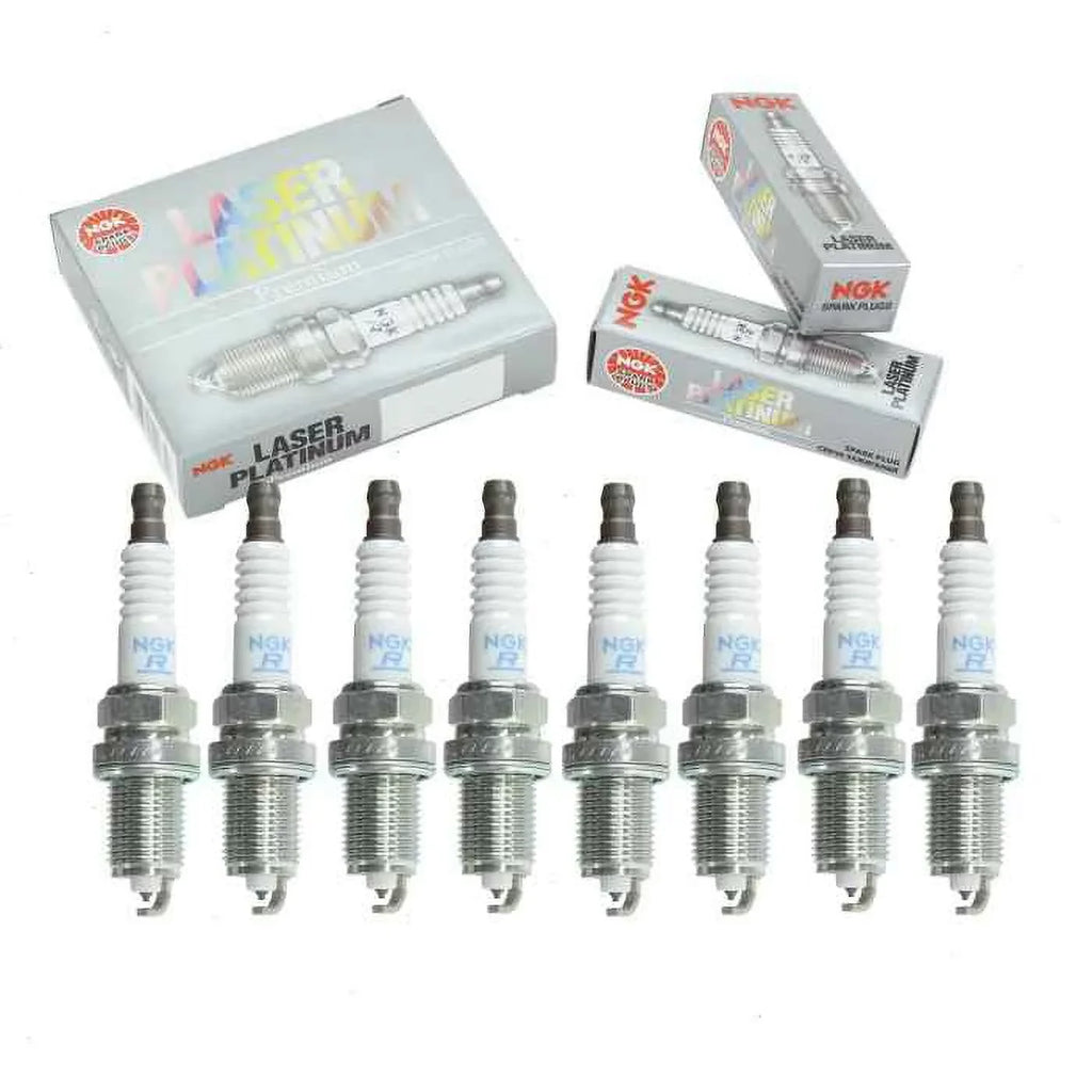 8 pc NGK Laser Platinum Spark Plugs compatible with Toyota Sequoia 4.7L V8 2005-2009