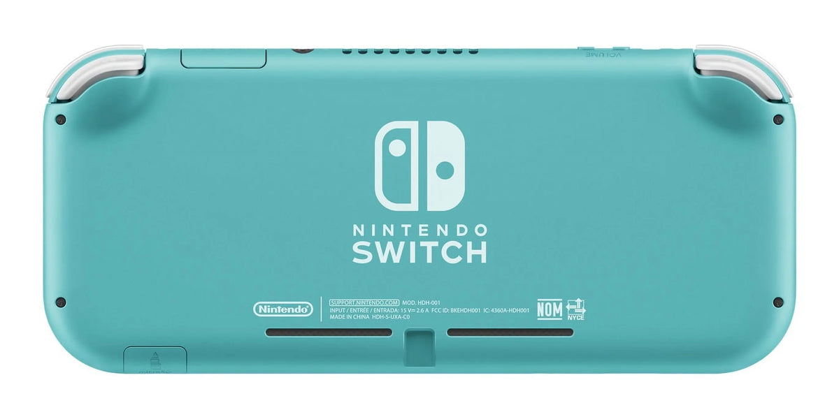 Nintendo Switch Lite (Turquoise) Bundle with 6Ave Cleaning Cloth + Pokemon Shield