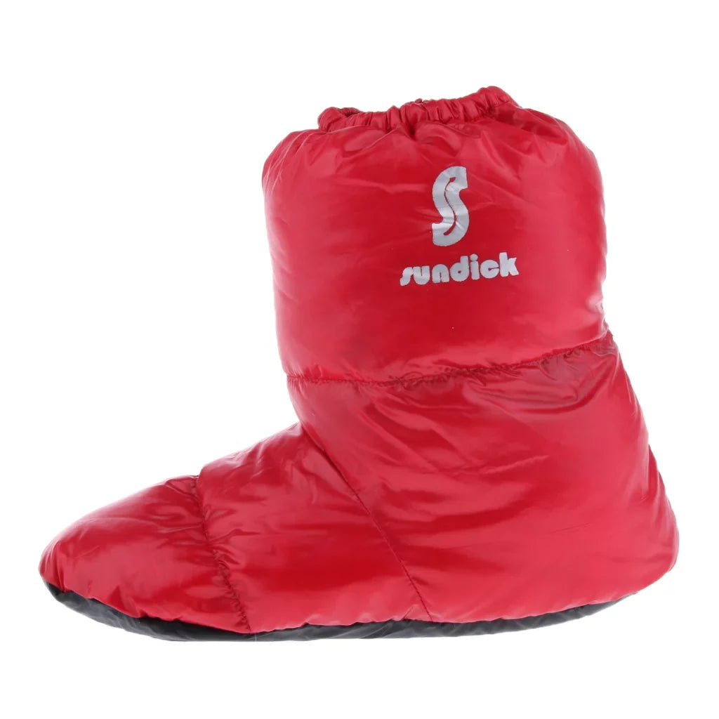 Duck Down Booties Camping Cabin Slippers Liquid Warm Long ,