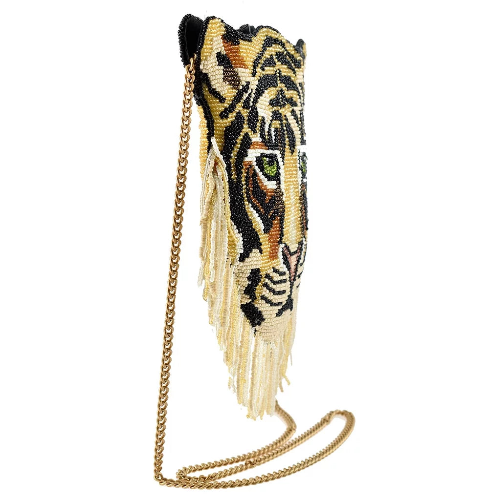 Mary Frances Disney Live Action Aladdin Rajah Tiger Handbag Purse, Multi