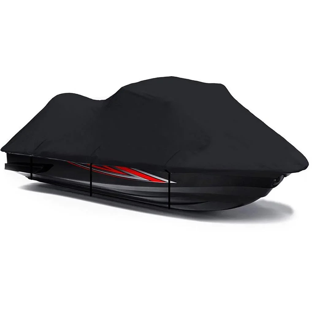 BLACK TOP OF THE LINE JET SKI Cover Compatible for Sea Doo Sea-Doo Spark 3up 900 H.O. ACE 2014 2015 2017 2018 2019 2020 2021 2022 Jet Ski PWC Cover 3 Seater
