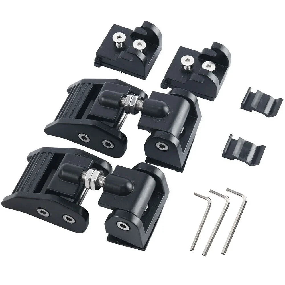 JLLOM Sturdy Black Front Hood Latch Lock Catch for Jeep Wrangler JK 07-18 - Enhanced Vehicle Security