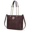 Raven Faux Crocodile-Embossed Vegan Leather Womens Duffle Bag