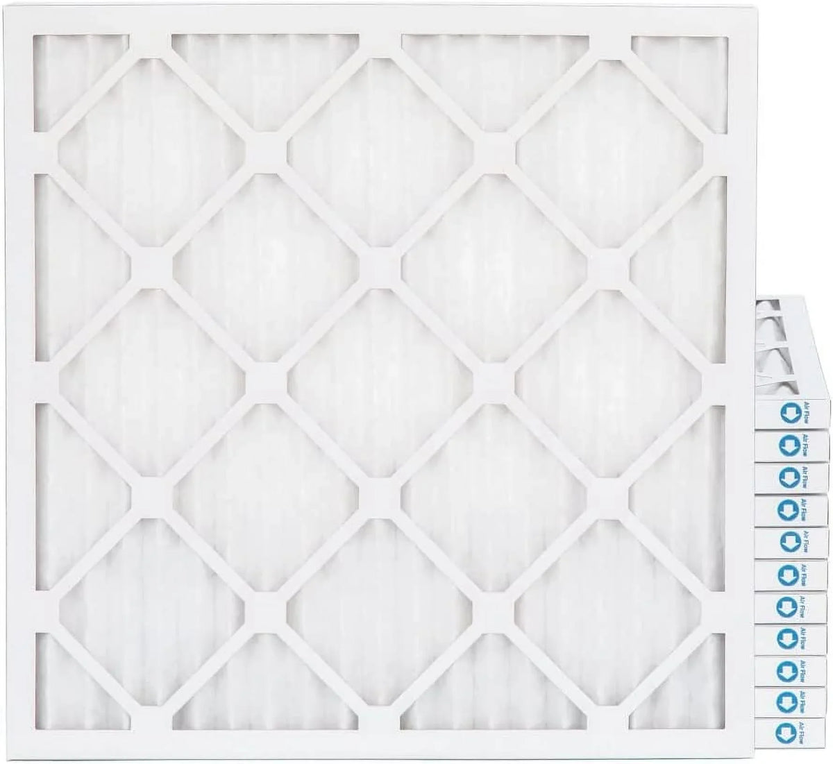 18X18x1 MERV 8 Pleated HV Furne Air Filters. Case Of 12. Ext Size: 17-3/4 X 17-3/4 X 3/4